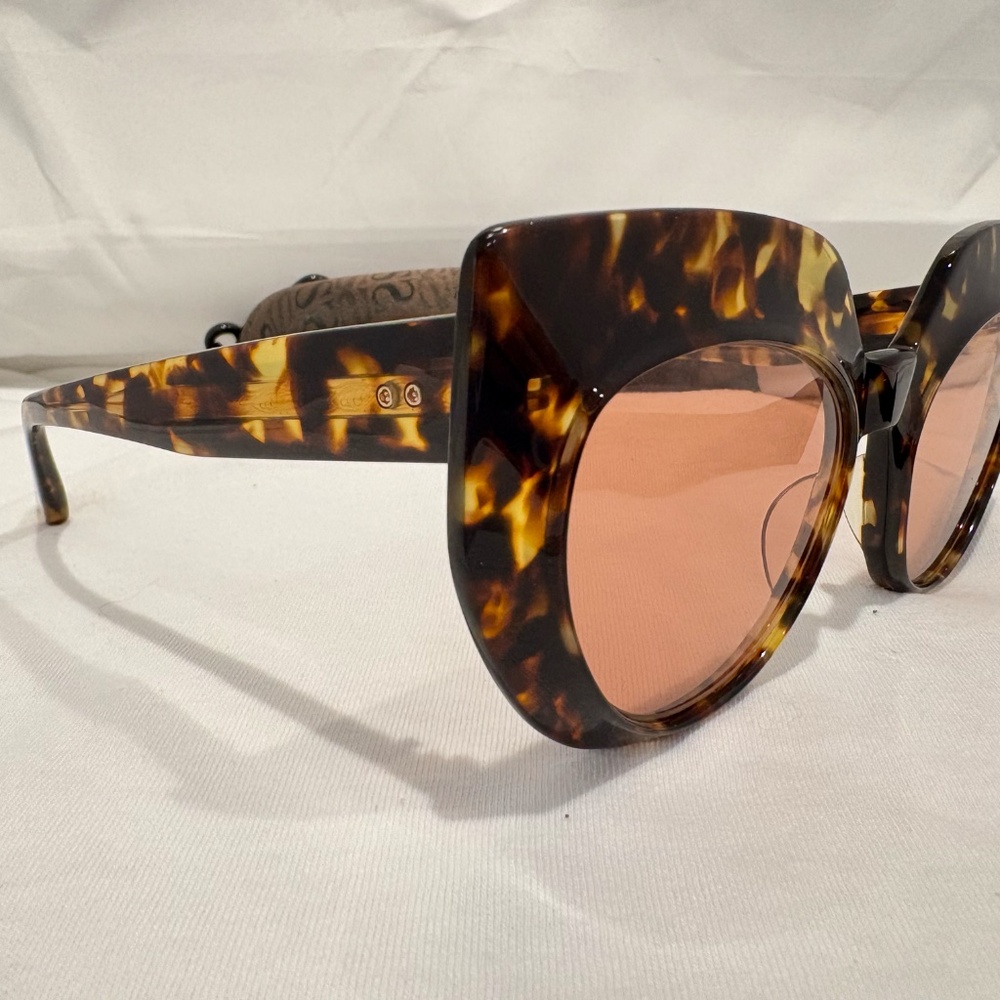 NEW! DITA CONIQUE DTS514-02-TKT; TOKYO TORTOISE W/AMBER ROSE LENS 100% AUTHENTIC - Picture 2 of 7